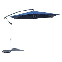 International Caravan St. Kitts 10-Foot Aluminum Cantilever Umbrella Terra Cotta