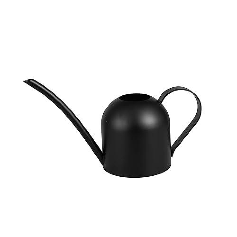 Imeea Small Watering Can For Indoor Plants Stainless Steel Watering Can With Long Spout 15Oz450Ml Black