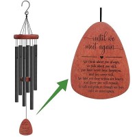 Loss Of Love One Sympathy Gifts Beech Wooden Memorial Wind Chime For Loss Of Father Mother Daughter Brother Sister Son Dad Mom H