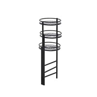 ACME Namid Metal Plant Stand with 3 Open Compartments in Black