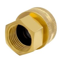 Hooshing 3Pcs Brass Garden Hose Connector 3/4