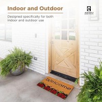 Ladybugs 29X17 Coir Doormats For Outdoor Entrance Outdoor Welcome Mat For Entryway Porch Antislip Pvc Coconut Fib