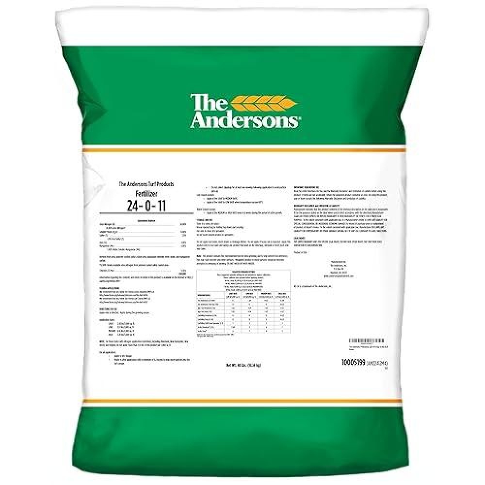 The Andersons Deep Green 24011 Professionalgrade Lawn Fertilizer With 2 And Slow Release Nitrogen Covers Up To 10 00 Sq Ft