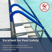 Tanzfrosch Pool Handrail Cover 8 Feet Slip Resistant Rail Grip For Swimming Pool Hand Railing Cover (1 Pcs)