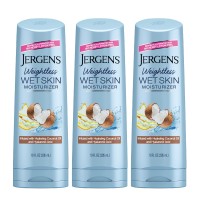 Jergens Wet Skin Body Moisturizer With Coconut Oil In Shower Lotion For Dry Skin 10 Fl Oz Pack Of 3