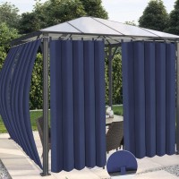 Outdoorlines Waterproof Outdoor Curtains For Patio Windproof Tab Top Gazebo Curtain Panels Privacy Sun Blocking Outside Curt