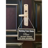 Working From Home Sign Do Not Knock Or Ring Doorbell Work From Home Must Have Office Door Sign 12 8 051