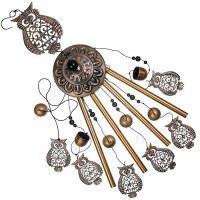 Solawindchime Owl Wind Chimes Outdoor Owl Bronze Wind Chime Owl Gift Wind Chimes Owl Wind Bell Owl Gifts For Women Wind Chi