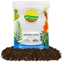 Christmas Cactus Potting Soil Mix 4 Quarts Hand Blended Soil For Indoor Houseplants Custom Blended