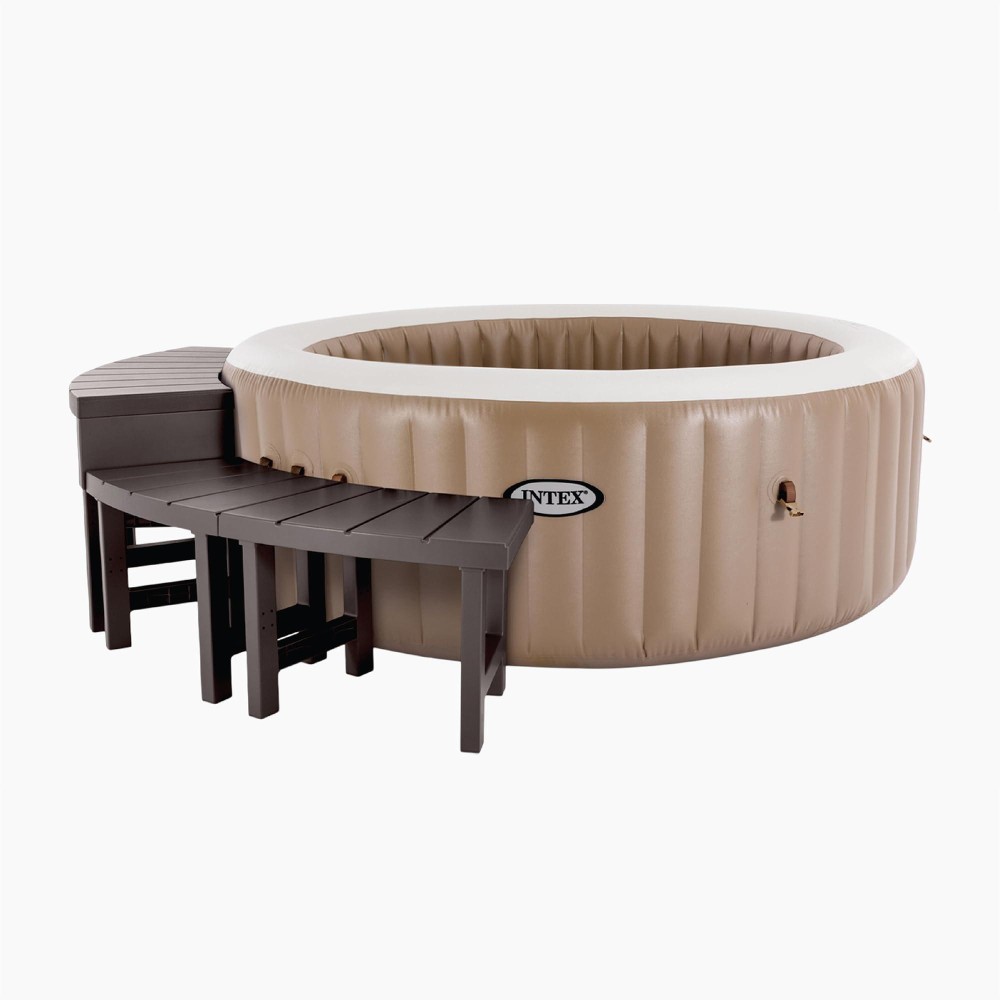 Intex 2 Medium Purespa Benches Compatible With Above Ground 4 Person Spas Accessory Only