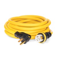 Champion Power Equipment 30Foot 50Amp 125250Volt Rv Generator Power Cord 1450P To Ss250R