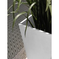 Veradek Vresin Indooroutdoor Taper Planter 30 Inch White