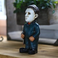 Nezababy Horror Movie Garden Gnomes Decoration Outdoor Statue Nightmare Jason Michael Myers Figurines Lawn Halloween Decor Mich