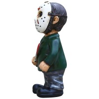 Nezababy Horror Movie Garden Gnomes Decoration Outdoor Statue Nightmare Jason Michael Myers Figurines Lawn Halloween Decor Jaso