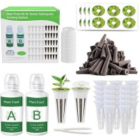 Aooccder Replacement For Aerogarden Pods Hydroponic Accessories Grow Anything Seed Pods Kit With 25 Grow Sponges 25 Grow Basket