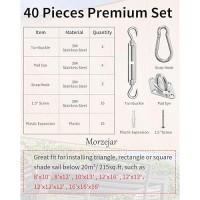 Sun Shade Sail Hardware Kit 5 Inch 304 Stainless Steel Sunshades Canopy Installation Kit For Garden Rectangle Triangle Shade