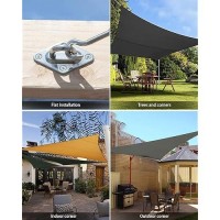 Sun Shade Sail Hardware Kit 5 Inch 304 Stainless Steel Sunshades Canopy Installation Kit For Garden Rectangle Triangle Shade