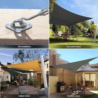 Sun Shade Sail Hardware Kit 304 Stainless Steel Sunshades Canopy Installation Kit For Install Rectangle Triangle Shade Sails