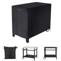 Outdoor Dining Cart Cover 402432In Heavy Duty Waterproof Bbq Grill Covers For Royal Gourmet Worktable Pc3401B Pc3401S Food