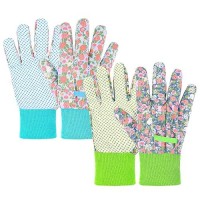 Ainiv Gardening Gloves For Womenladies Nonslip Grip Garden Work Gloves Comfortable Thorn Proof Garden Gloves