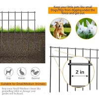 Adavin Small Or Medium Animal Barrier Fence 10 Pack 20 Inl X 10 Inh Underground Decorative Garden Fencing Dog Rabbits Fence