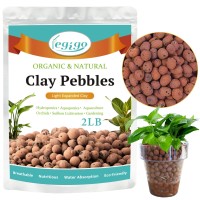 Legigo 2 Lbs Organic Expanded Clay Pebbles 4Mm 16Mm Light Expanded Clay Aggregate Natural Clay Pebbles For Hydroponic Aquap