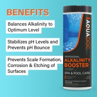 Aquadoc Total Alkalinity Increaser For Hot Tub To Keep Alkalinity Up For Spas Alkalinity Booster Chemical For Hot Tub Spa Ph