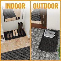 Ottomanson Multipurpose All Season Boot Tray Mat  Great As Pet Food Mat  Dog Cat Bowl Mat Or Kitty Litter Mat  15