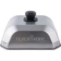 Blackstone 5555 Stainless Steel Square Basting Cover Medium 10 X 10 Flat Top Gas Grill Griddle Bbq Accessories Cheese Mel