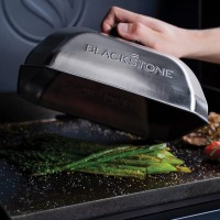 Blackstone 5555 Stainless Steel Square Basting Cover Medium 10 X 10 Flat Top Gas Grill Griddle Bbq Accessories Cheese Mel