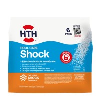 Hth 52030 Swimming Pool Care Shock Swimming Pool Chlorinator Boosts Chlorine Levels Cal Hypo Formula 133Oz 6 Pack