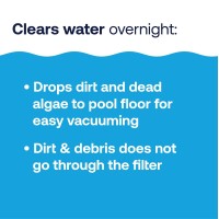 Hth 67080 Swimming Pool Care Drop Ou Flocculant Clears Cloudy Water Fast 32 Fl Oz Pack Of 1