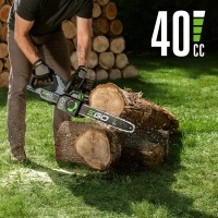 Ego Power Cs1613 16Inch 56Volt Lithiumion Cordless Chainsaw With 40Ah Battery And Charger Included