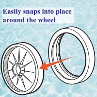 Funmit Pool Cleaner All Purpose Tire Replacement Part Compatible With Polaris 280 360 180 380 C10 C10 Pack Of 3