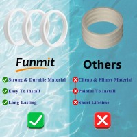 Funmit Pool Cleaner All Purpose Tire Replacement Part Compatible With Polaris 280 360 180 380 C10 C10 Pack Of 3