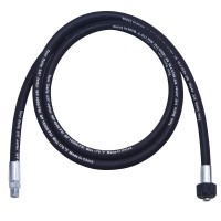 Tool Daily Pressure Washer Whip Hose With Swivel Hose Reel Connector Hose For Pressure Washing 8 Ft 38 Npt Solid M22 Femal