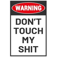 Bestylez Man Cave Do Not Touch Sign Workshop Accessories Garage Decor Sign Funny Dad Gifts 12 8 186