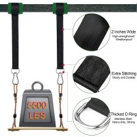 Werflyto Safe Tree Swing Hanging Straps Kit 3Ft10Ft15Ft20Ft Heavy Duty Holds 5500Lbs Extra Long Adjustable Tree Swing Strap