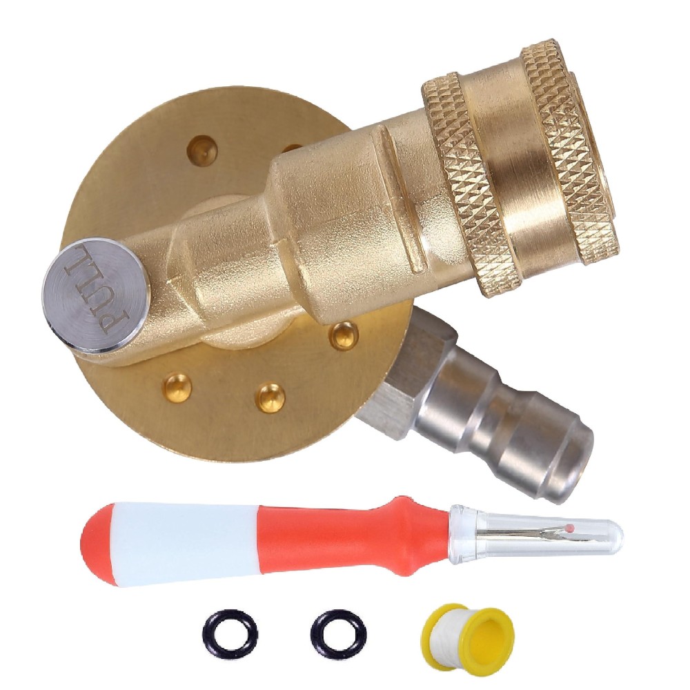 Meteor Blast Pivoting Coupler Attachment 7 Angle 270 Degree With Maintenance Kit And 3 Upgrad Design For Pressure Washer Nozzle