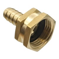 Gridtech Brass Garden Hose Adapter Swivel Fitting 12