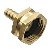 Gridtech Brass Garden Hose Adapter Swivel Fitting 38 Barb And 34 Ght Female Connector Heavyduty Highpressure Support