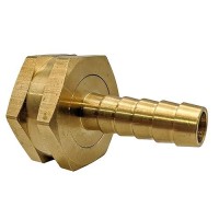 Gridtech Brass Garden Hose Adapter Swivel Fitting 38 Barb And 34 Ght Female Connector Heavyduty Highpressure Support