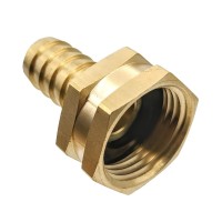 Gridtech Brass Garden Hose Adapter Swivel Fitting 58