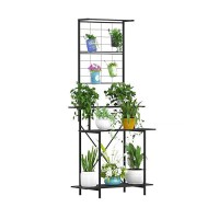 Hanging Plant Pot Shelf Rack Heavy Duty Plant Holder Trellis Multi Layer Plant Stand For Home Garden Balcony