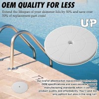 Tongass 9 18 Skimmer Valve Lids Perfect Replacement Part For 9 Pool Lids Spa Lids Highly Durable Pool Skimmer Cover W