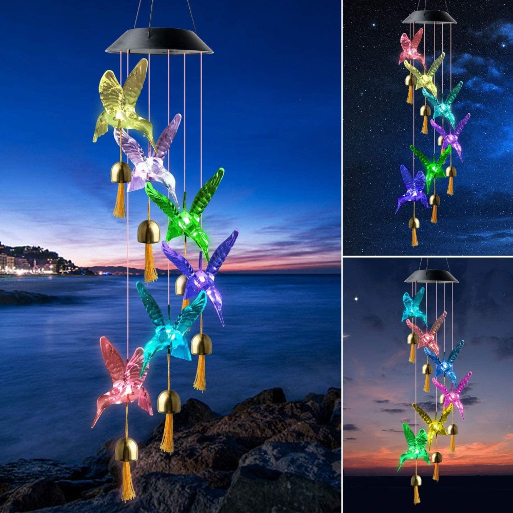 Cardinal Wind Chime Solar Wind Chime Sympathy Wind Chime Memorial Wind Chime Gifts For Mom Wind Chimes For Outside Memorial W