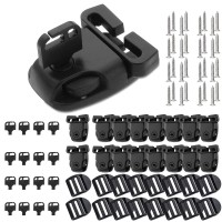 16 Sets Spa Hot Tub Cover Clips Latch Replacement Kit Hot Tub Cover Latches Clip Lock For Cover Straps With Keys And Hardwares A