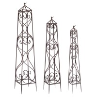 Metal Garden Trellis Set of 3