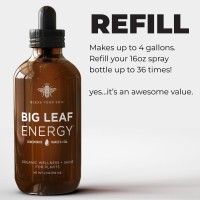 Big Leaf Energy 4 Oz Trial Size Readytouse Spray For Plant Wellness Organic Leaf Shine And Bio Protectant