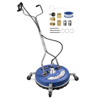 Mekoh Pressure Washer Surface Cleaner 20 4500Psi Power Washer Surface Cleaner Attachment With Wheels Pressure Washer Accesso